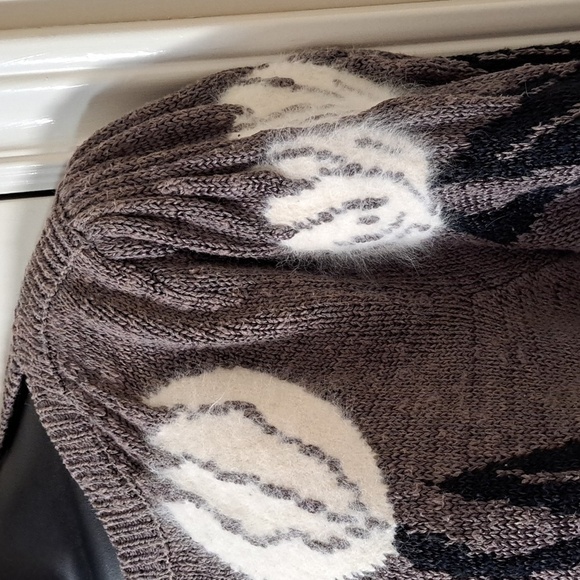 Olsen Cotton Blend Sweater with Angora accents Size 36 - Picture 3 of 15